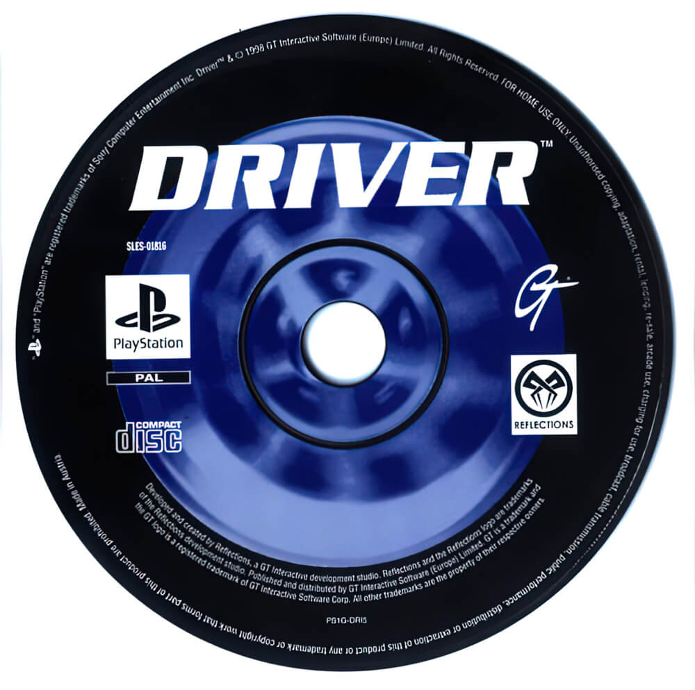 Лицензионный диск Driver для PlayStation